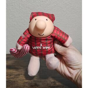 1991 Vintage "I Love You" 7" Christmas Ziggy Plush